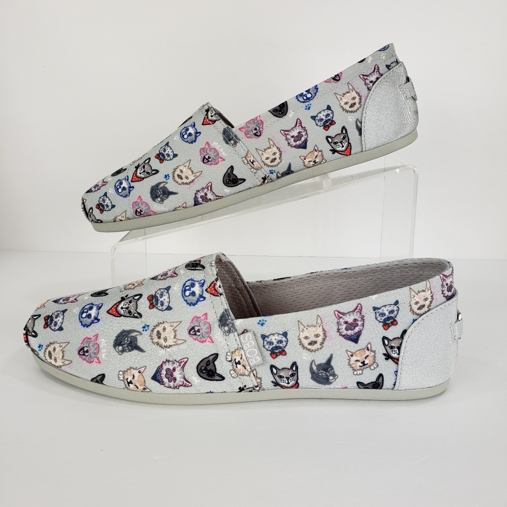 💥SOLD💥 Skechers Bobs Plush Posh Cat Flats NWOT - Picture 3 of 8
